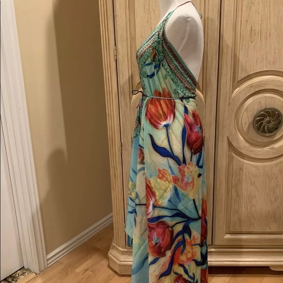 NWT COF 3 Way Floral Embellished Maxi Dress O/S - Picture 4 of 4